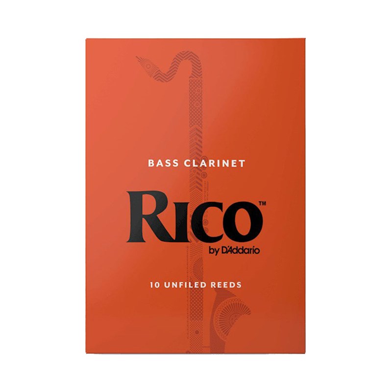 D'Addario Rico REA1025 Bass Clarinet Reeds, Strength 2.5 - 1 Piece